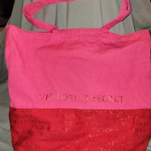 VS bag...y2k victoria secret classic fabric tote bag